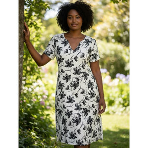 CONTEMPORAINE Lined Shift Dress #336